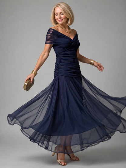 Evelina™ | Robe Maxi Élégante À Effet Ventre Plat