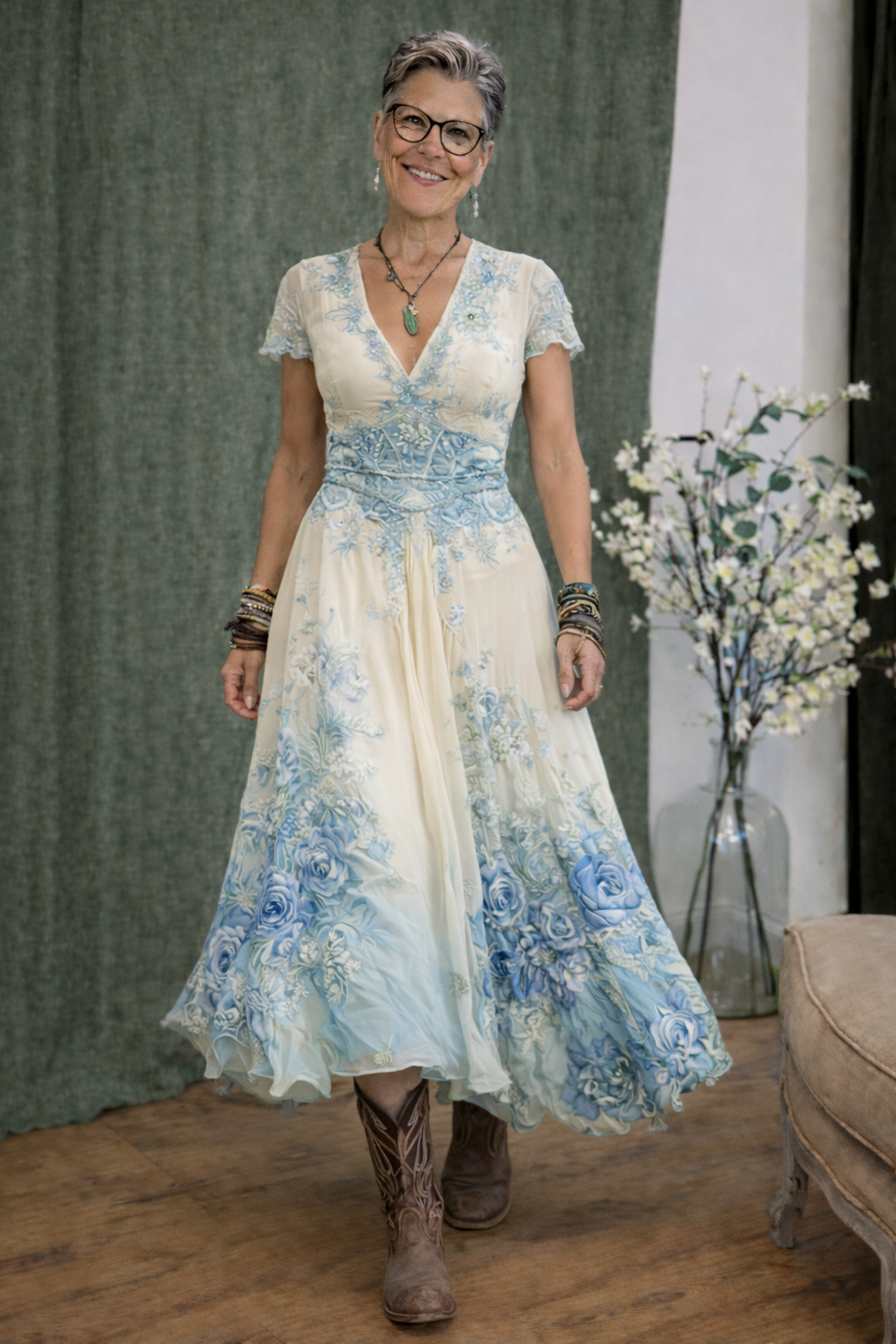 Ingrid™ | Robe boho inspirée du vintage élégante