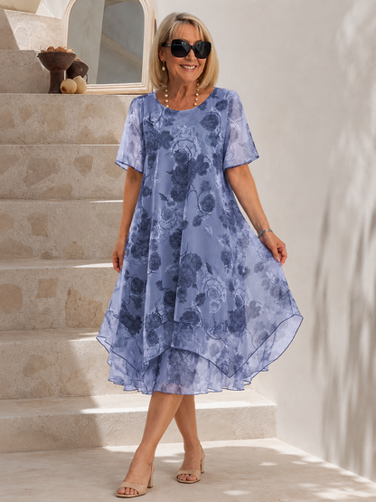 Lune™ | Robe Midi Plissée Gainante