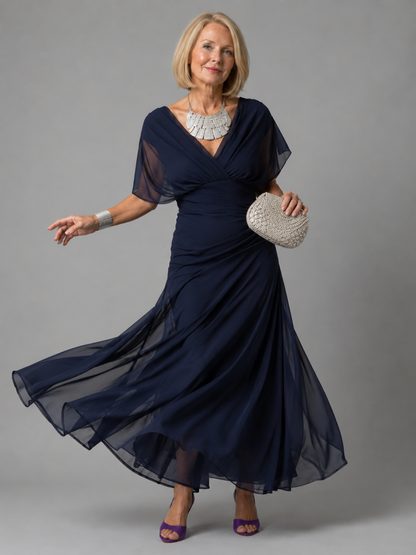 Evelina™ | Robe Maxi Élégante À Effet Ventre Plat