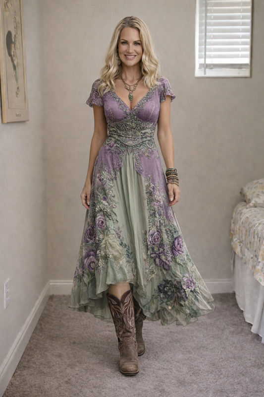Jullia™ | Robe boho inspirée vintage élégante