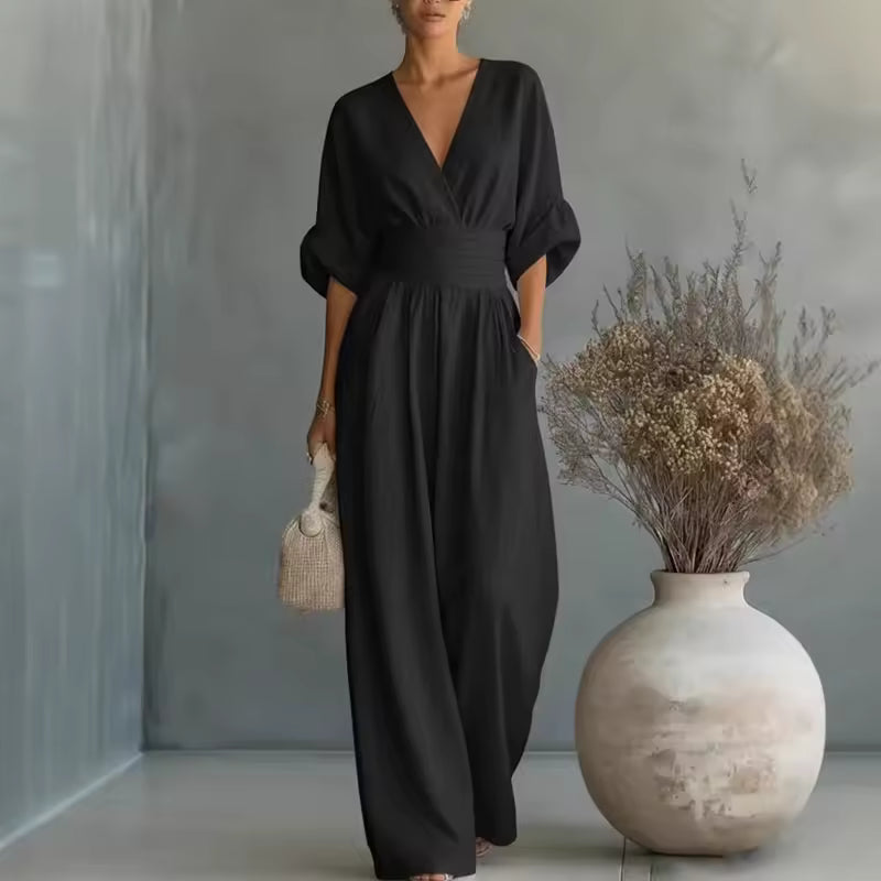 Georgina™ | Combinaison Élégante à Col V