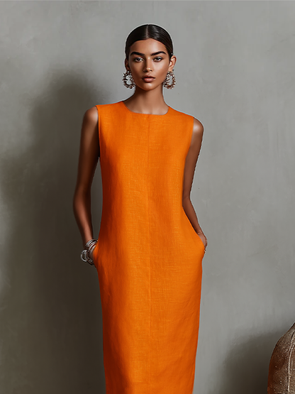 Maureen™ | Robe Midi Gainante avec Poches