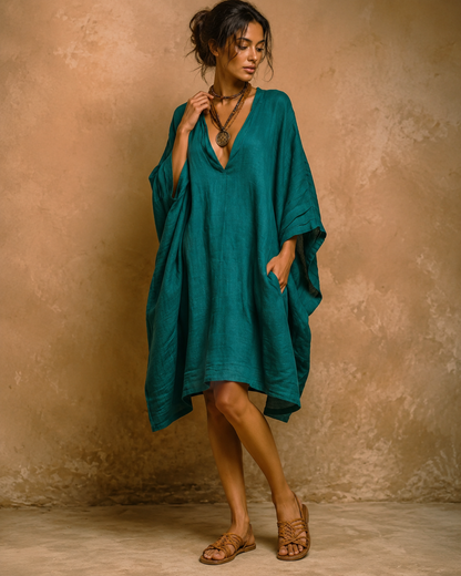 Cassienne™ | Robe Oversize en Lin