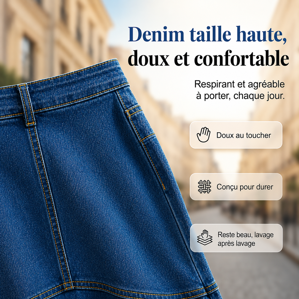 Ivessa™ | Jupe Taille Haute Gainante