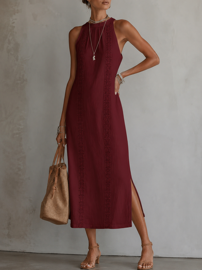Marit™ | Robe Brodée Légère et Gainante