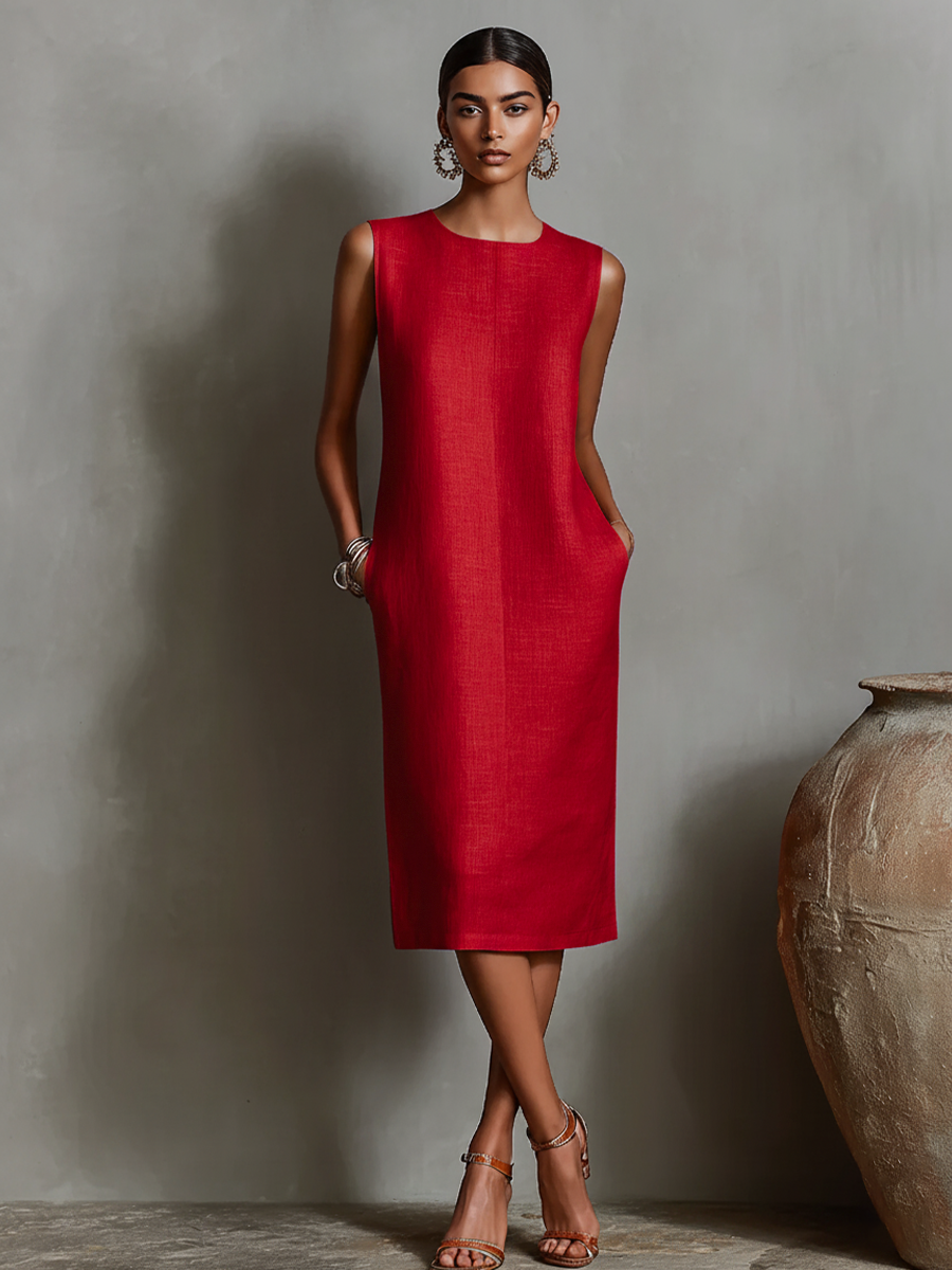 Maureen™ | Robe Midi Gainante avec Poches