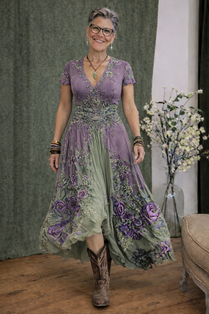 Ingrid™ | Robe boho inspirée du vintage élégante