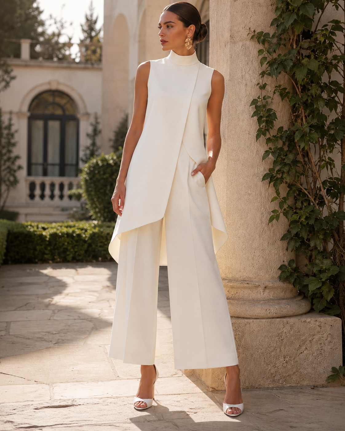 Fanny™ | Jumpsuit élégante qui camoufle le ventre