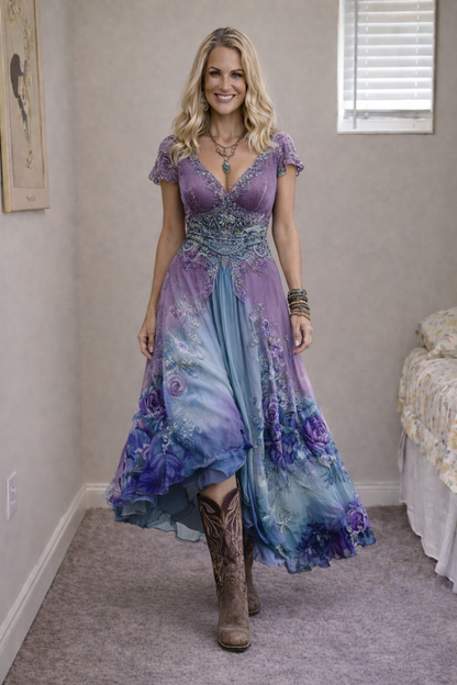 Jullia™ | Robe boho inspirée vintage élégante
