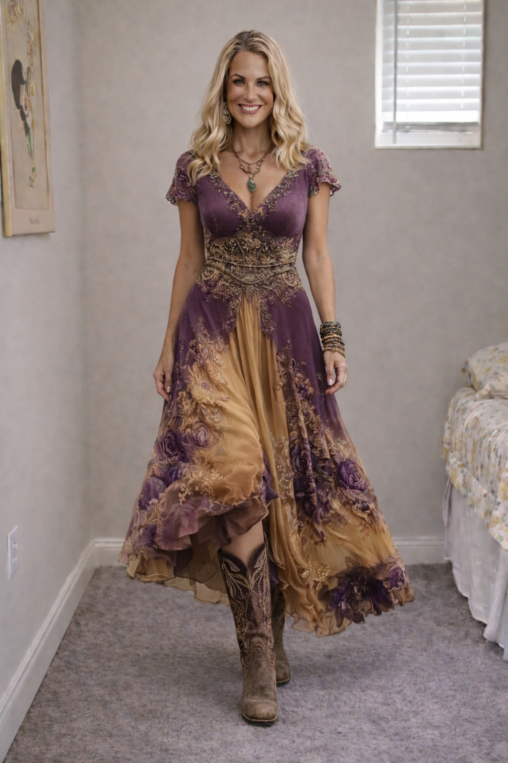 Jullia™ | Robe boho inspirée vintage élégante
