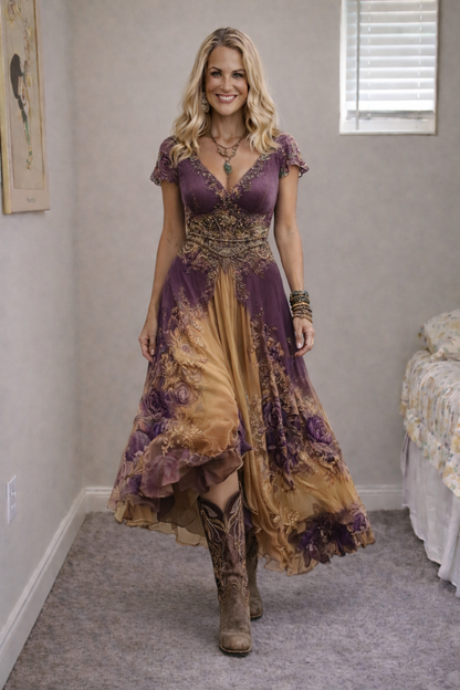 Jullia™ | Robe boho inspirée vintage élégante
