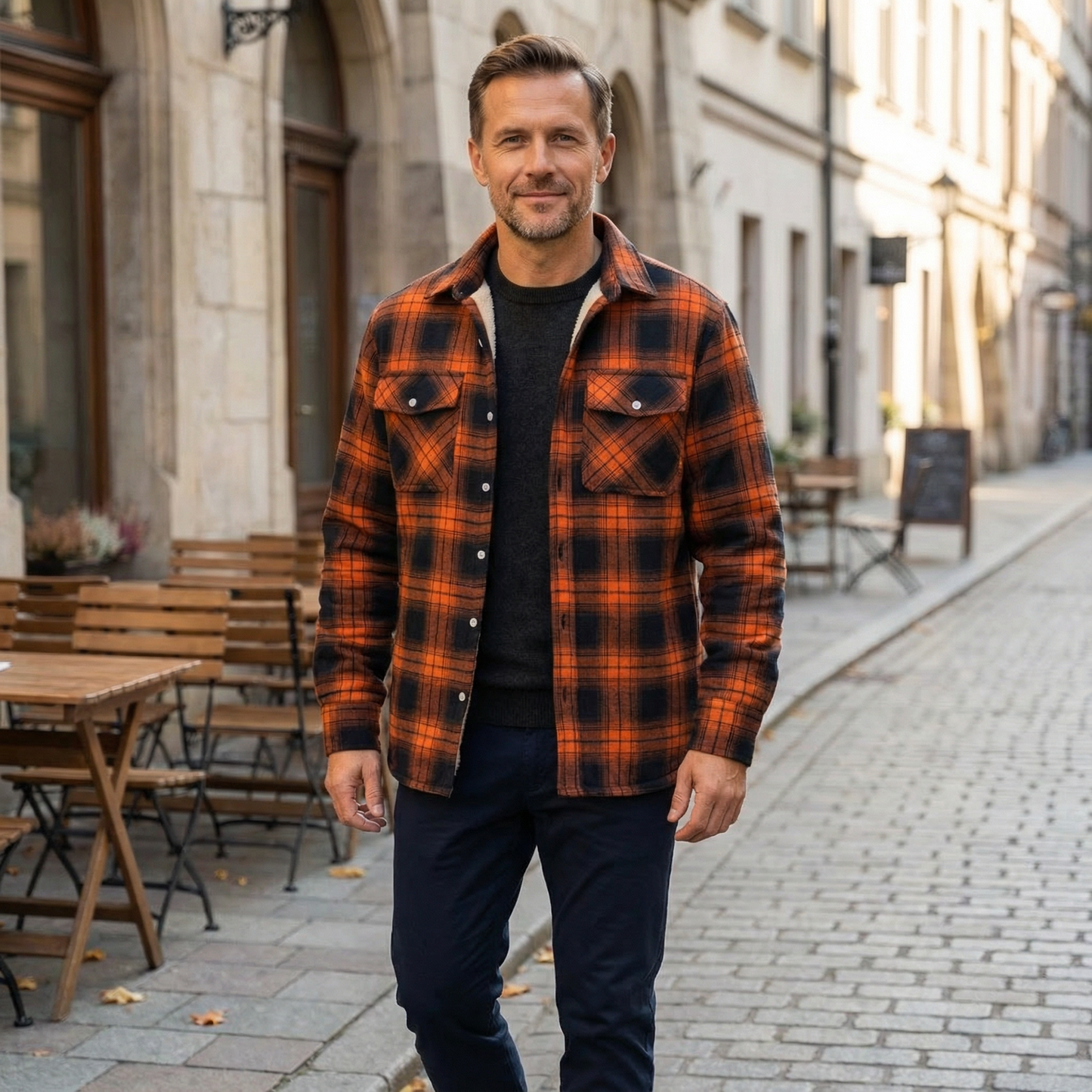 Axel™ | Veste Chemise À Carreaux Décontractée