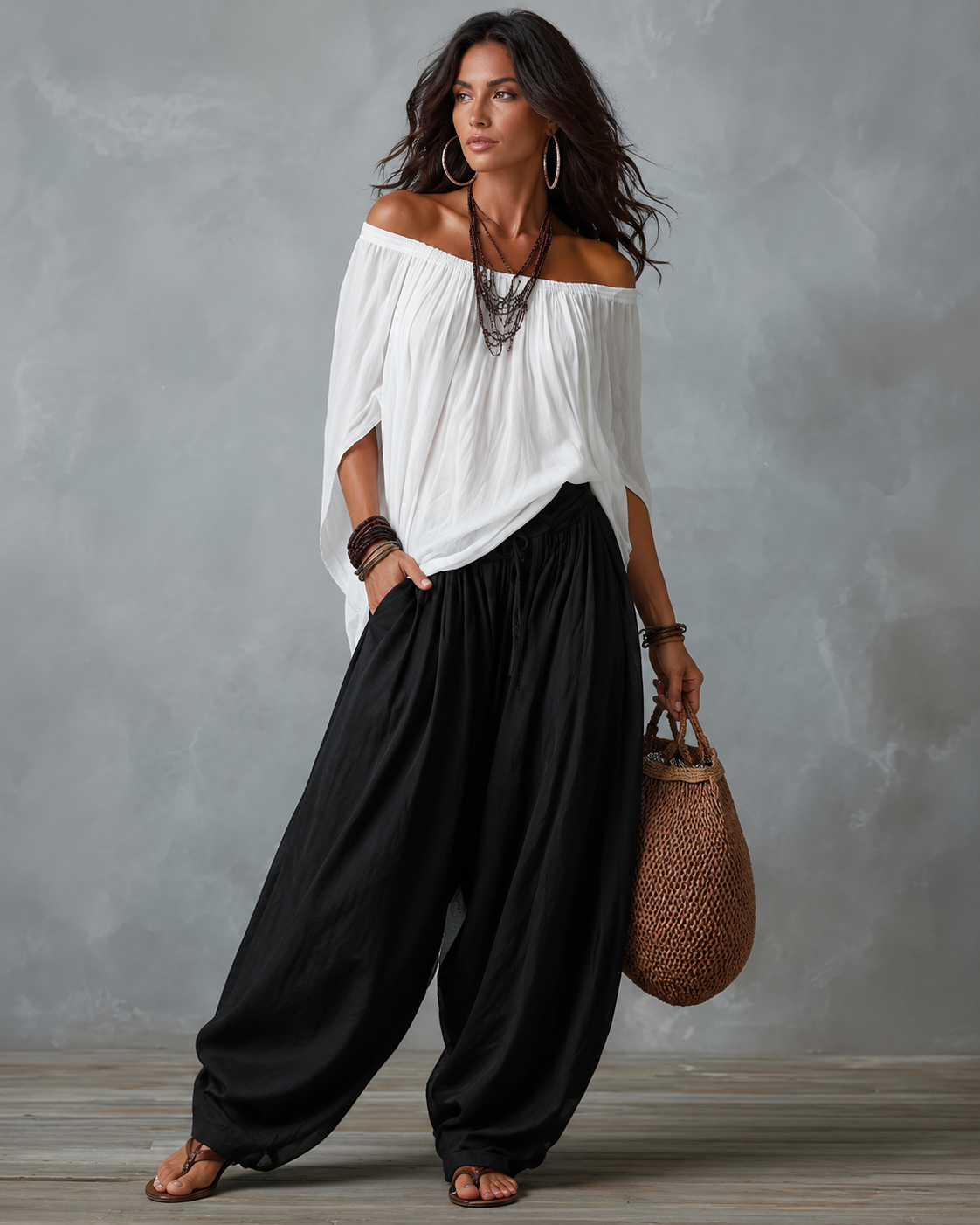 Laurine™ | Ensemble décontracté 2 pièces avec jambes larges