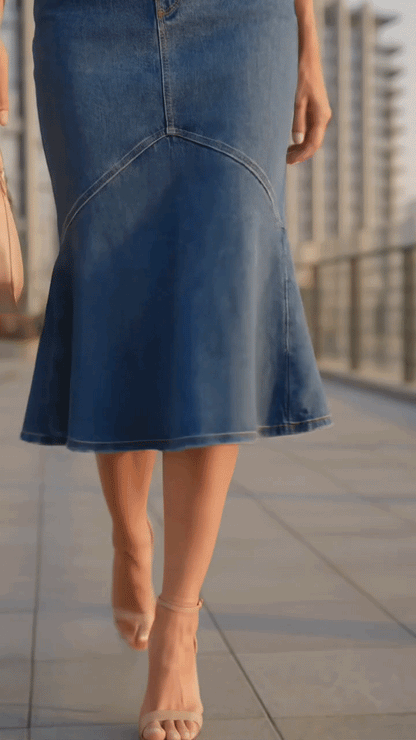 Ivessa™ | Jupe Taille Haute Gainante