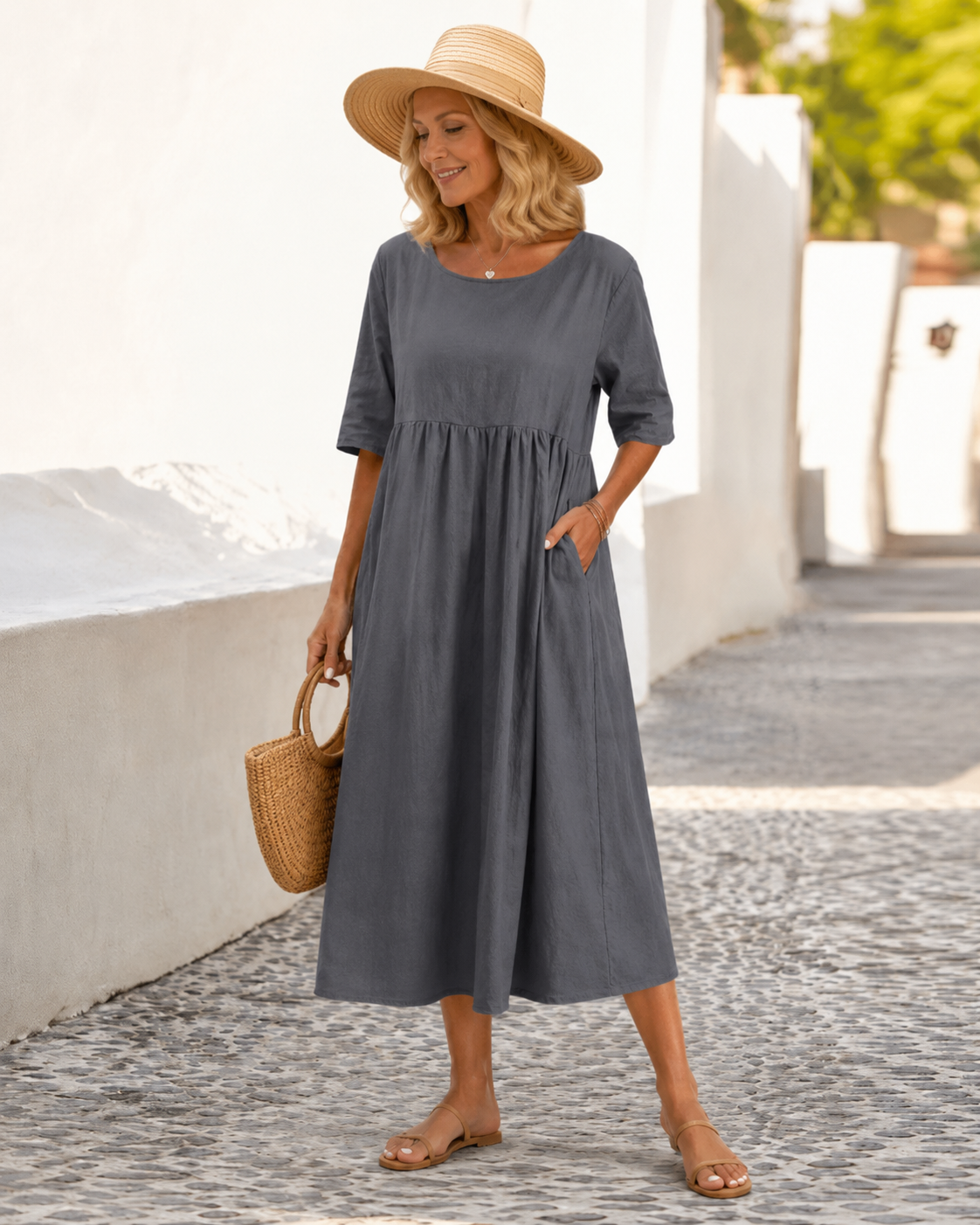 Lina™ | Robe confortable qui camoufle le ventre