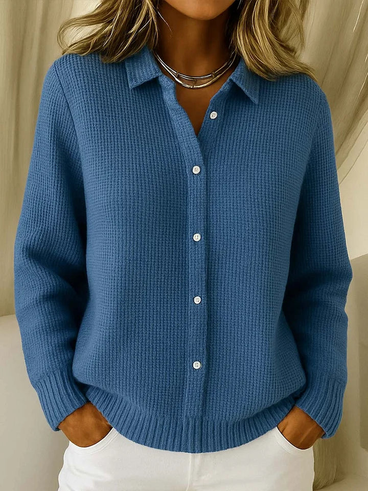 Nina™ | Pull Tricoté avec Col