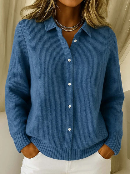 Nina™ | Pull Tricoté avec Col
