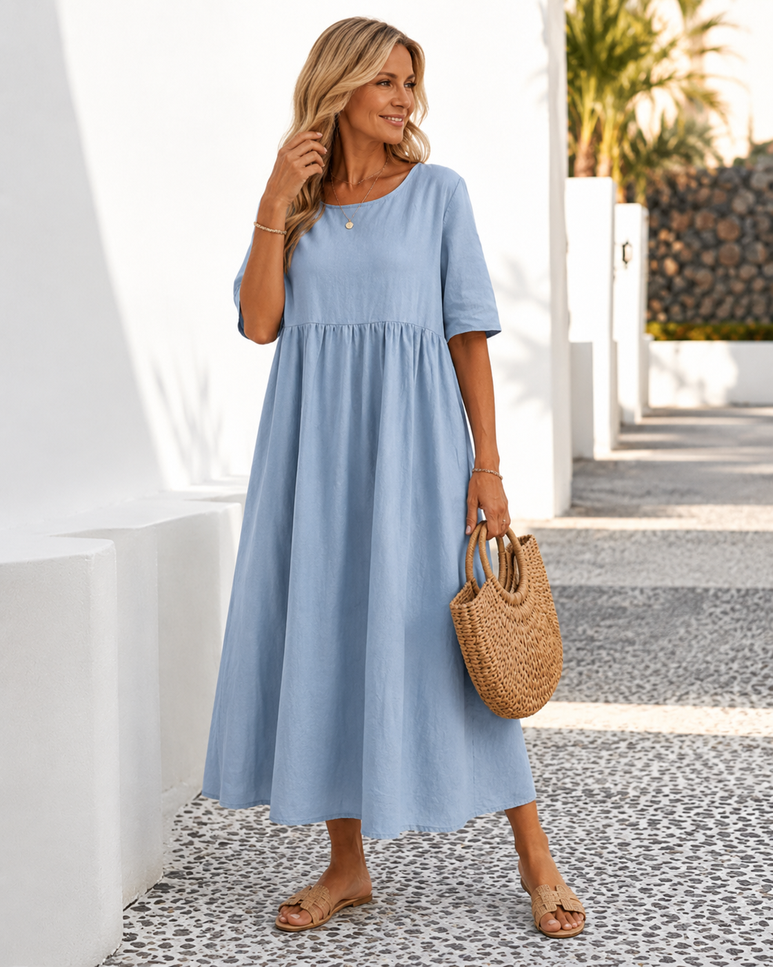 Lina™ | Robe confortable qui camoufle le ventre