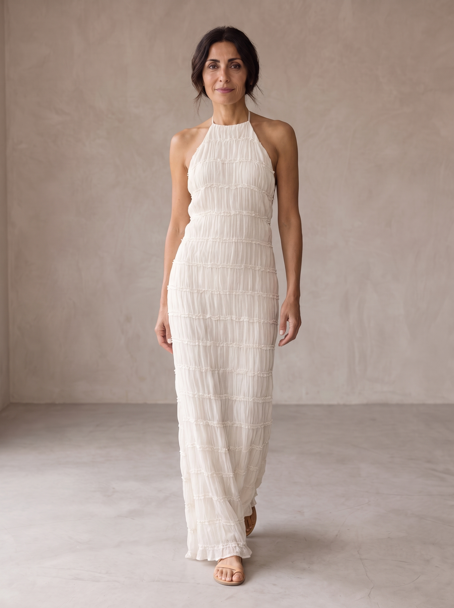 Angela™ | Robe maxi d’été élégante qui camoufle le ventre