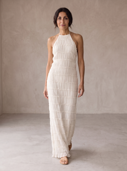 Angela™ | Robe maxi d’été élégante qui camoufle le ventre