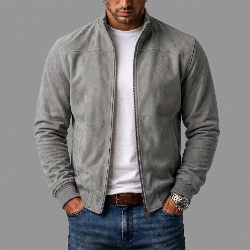 Hugo™ | Veste bomber en suédine classique 7