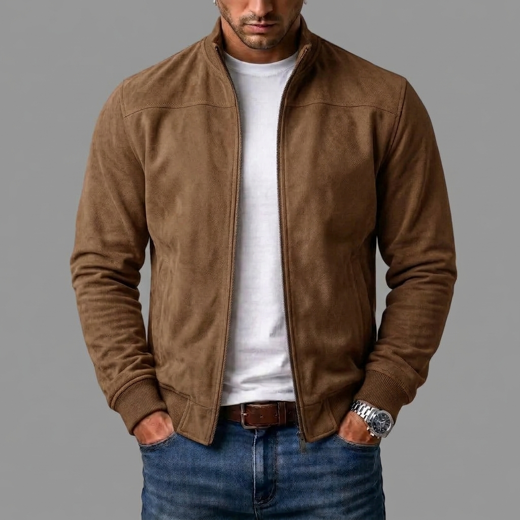 Hugo™ | Veste bomber en suédine classique 5