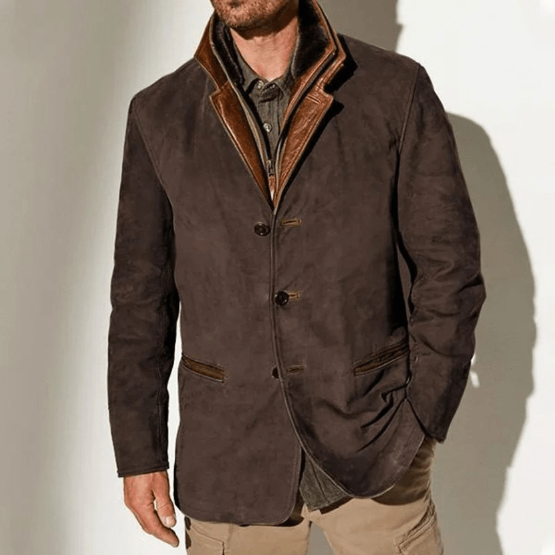 Daro™ | Veste Moderne en Daim Doux