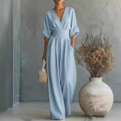Georgina™ | Combinaison Élégante à Col V