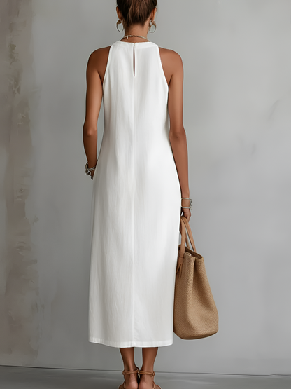 Marit™ | Robe Brodée Légère et Gainante