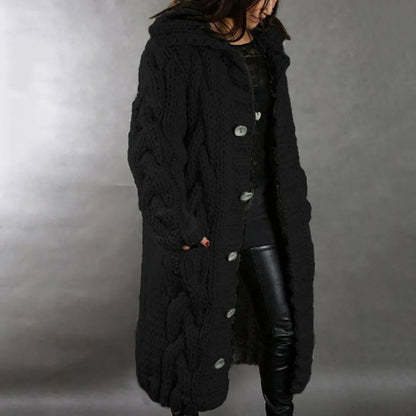 Lora™ | Manteau Tricoté Épais