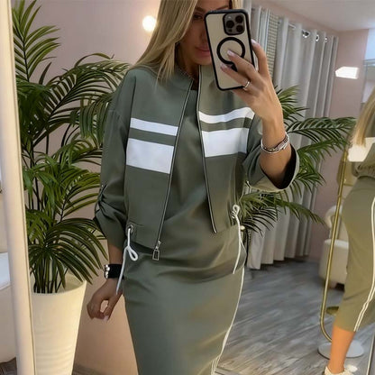 Mire™ | Robe Midi Confortable & Gilet