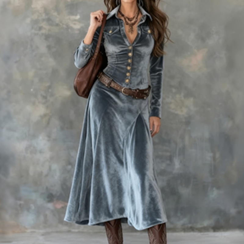 Vena™ | Robe Maxi Fluide Moderne